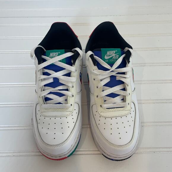 Nike Air Force 1 Melted Crayon Slip-resistant Lightweight Lace Up Boys Size 7 - Picture 3 of 8